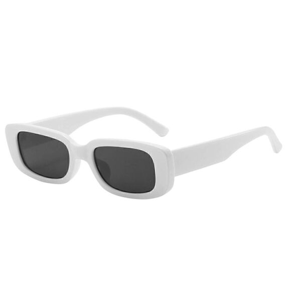 White Rectangle sunglasses    main image 4